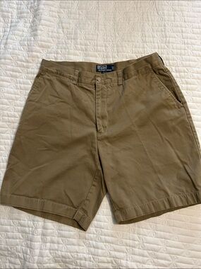 Polo by Ralph Lauren Khaki and Navy Label Shorts